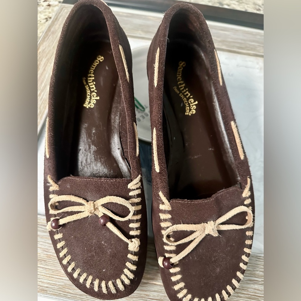 Skechers 8.5 Brown Leather Driving Shoes